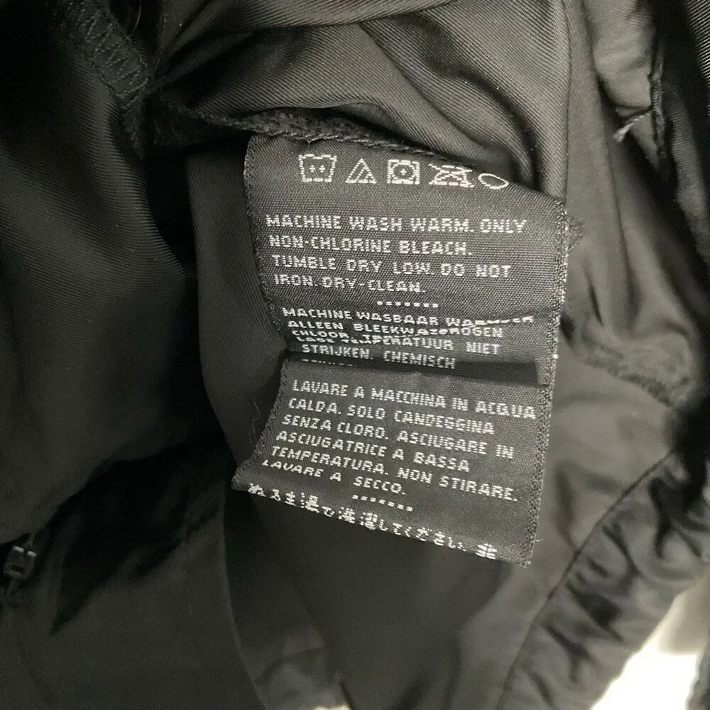 Harley Davidson Winged Graphic Men's‎ XL Black Nylon Windbreaker Rain Jacket